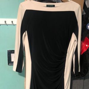 Black and white Ralph Lauren dress